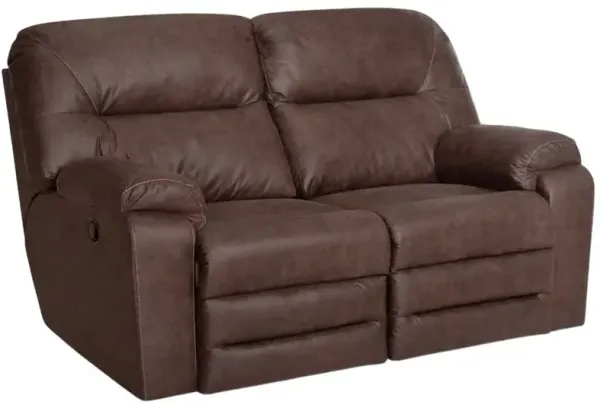 Franklin Holden Osbourne Walnut Manual Rocking Reclining Loveseat