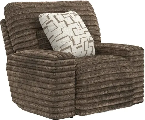 CatnapperÂ® Lynx Mocha Power Recliner with Zero Gravity
