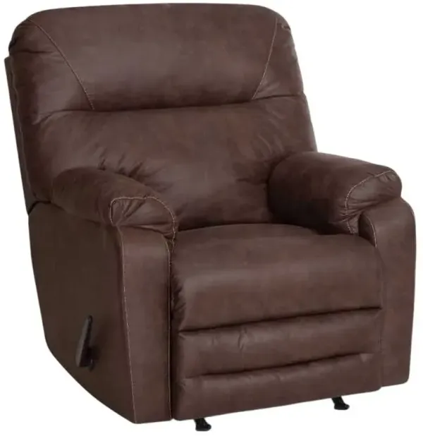 Franklin Holden Osbourne Walnut Manual Rocking Recliner