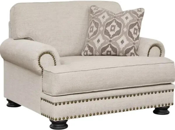 BenchcraftÂ® Merrimore Linen Chair and a Half