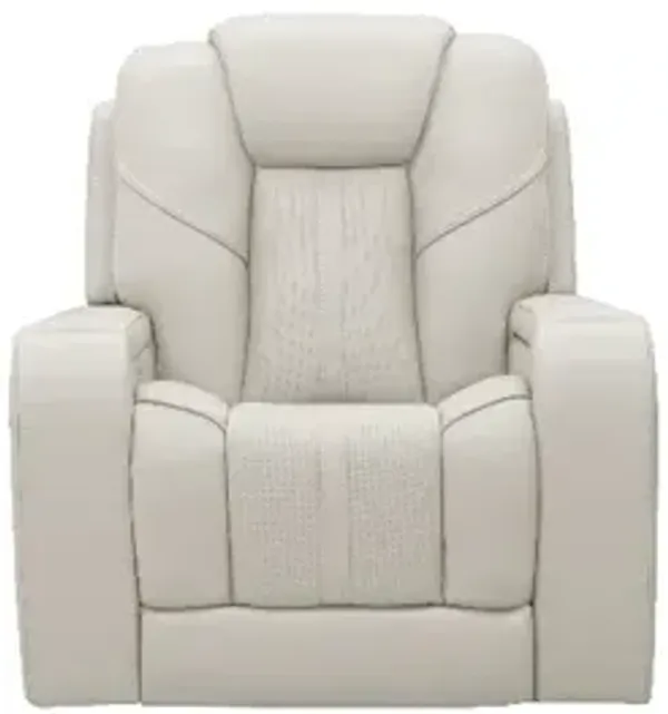 Moto Motion Daniel Dove Leather Power Recliner