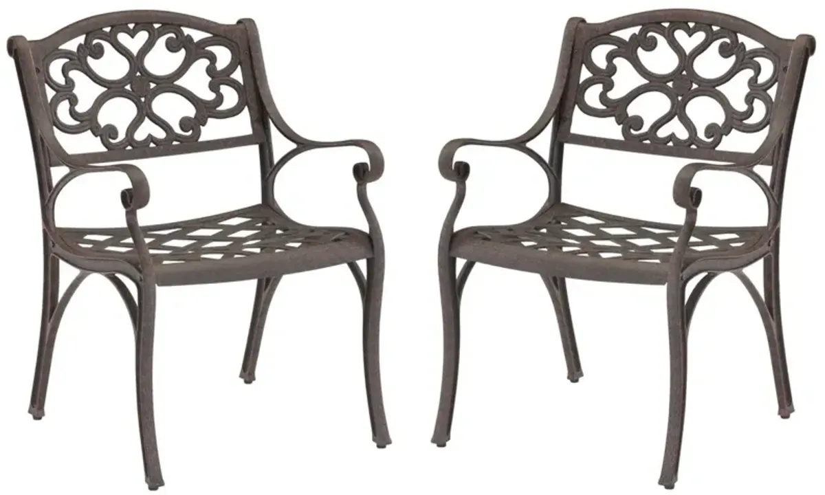 homestylesÂ® Sanibel 2-Piece Brown Outdoor Chair