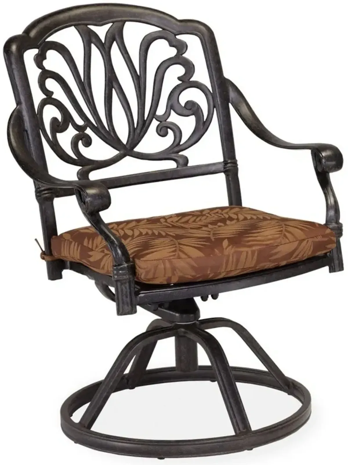 homestylesÂ® Capri Gray Swivel Rocking Chair