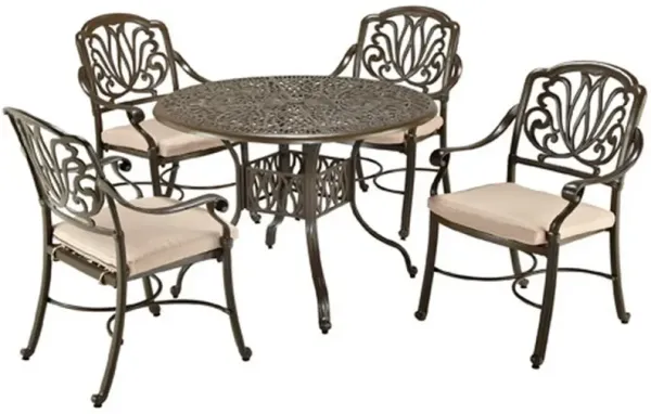 homestylesÂ® Capri 5-Piece Taupe Dining Set