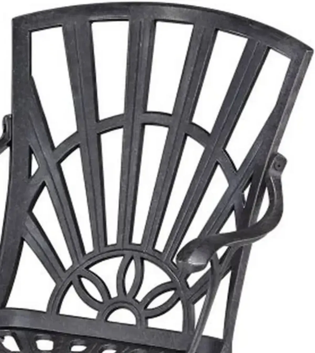 homestylesÂ® Grenada Charcoal Outdoor Swivel Rocking Chair