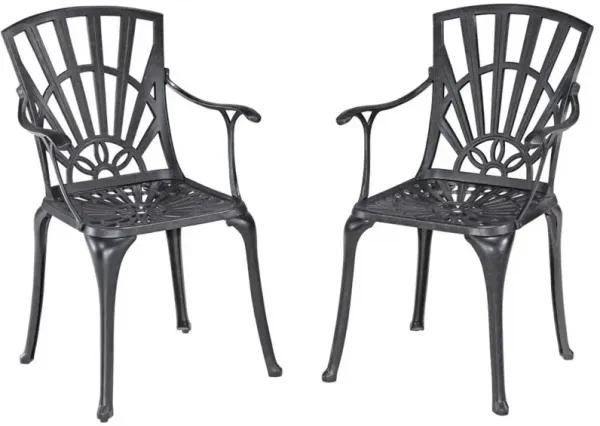 homestylesÂ® Grenada Charcoal Outdoor Chair