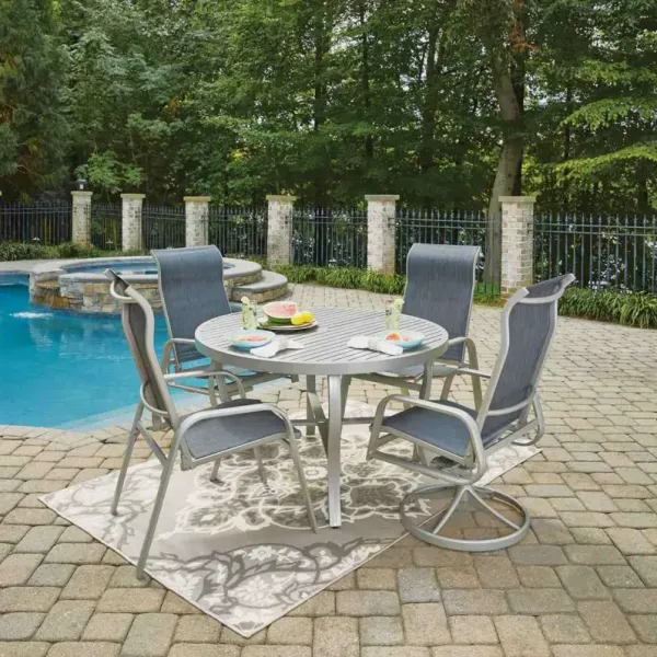 homestylesÂ® Captiva 5-Piece Gray Dining Set