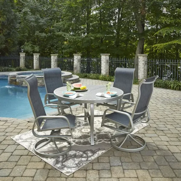 homestylesÂ® Captiva 5-Piece Gray Outdoor Dining Set