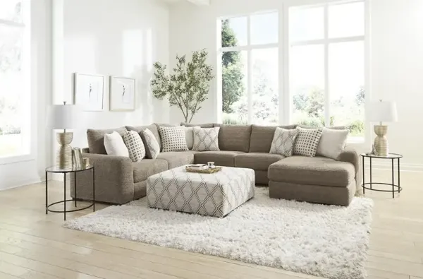 Albany Industries Haven Cocoa Cocktail Ottoman
