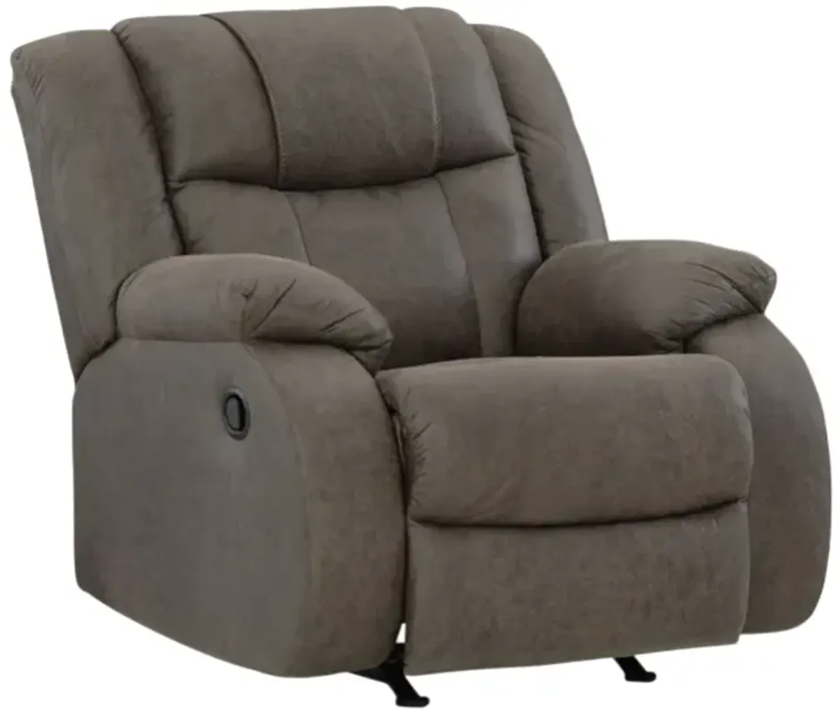Signature Design by AshleyÂ® First Base Gunmetal Manual Recliner