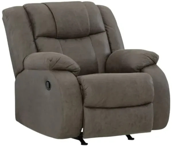 Signature Design by AshleyÂ® First Base Gunmetal Manual Recliner