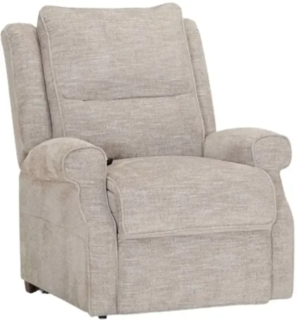 Franklin Charles Handwoven Linen Power Lift Recliner