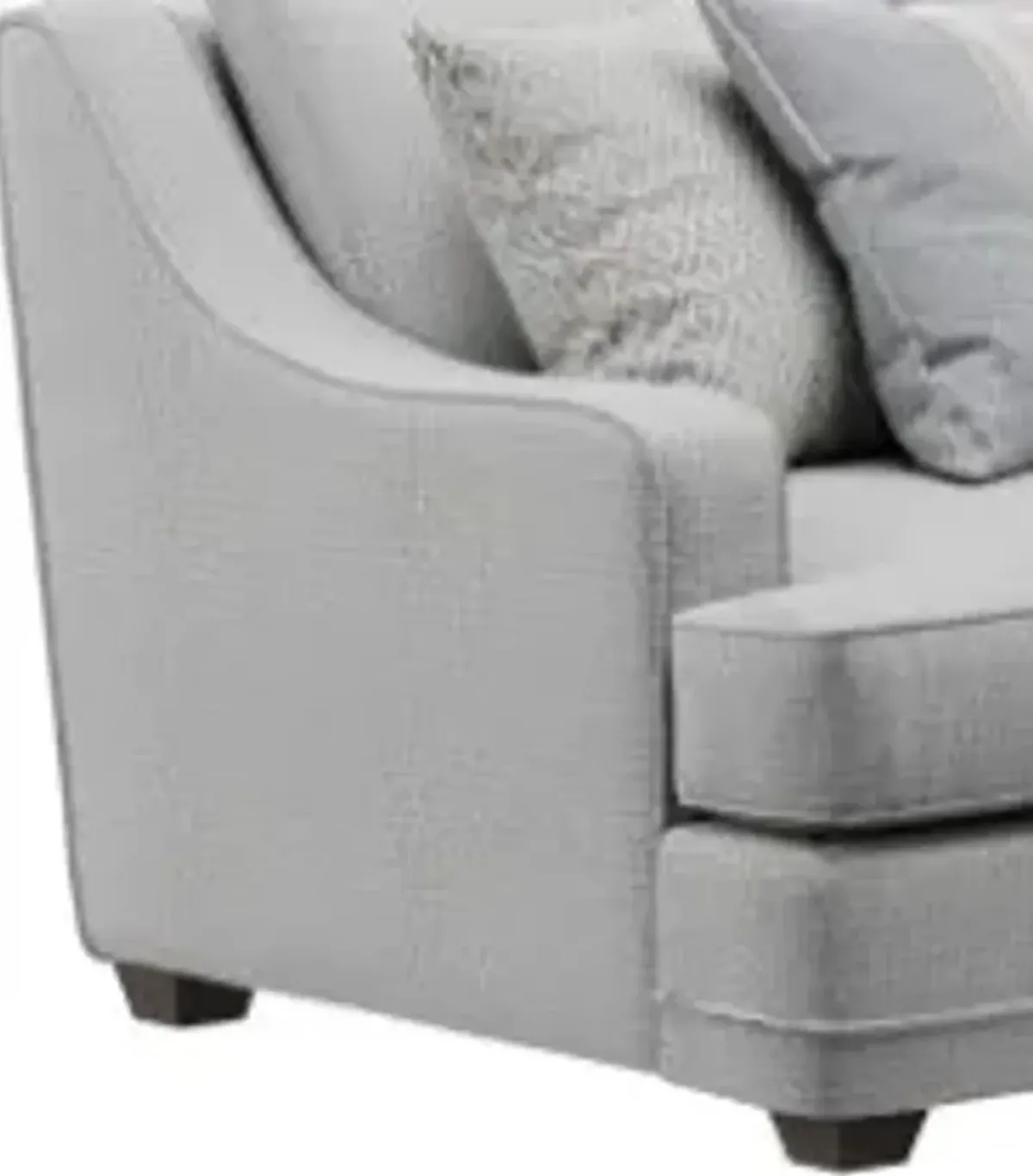 Fusion Furniture Limelight Mineral 2-Piece Sectional Set