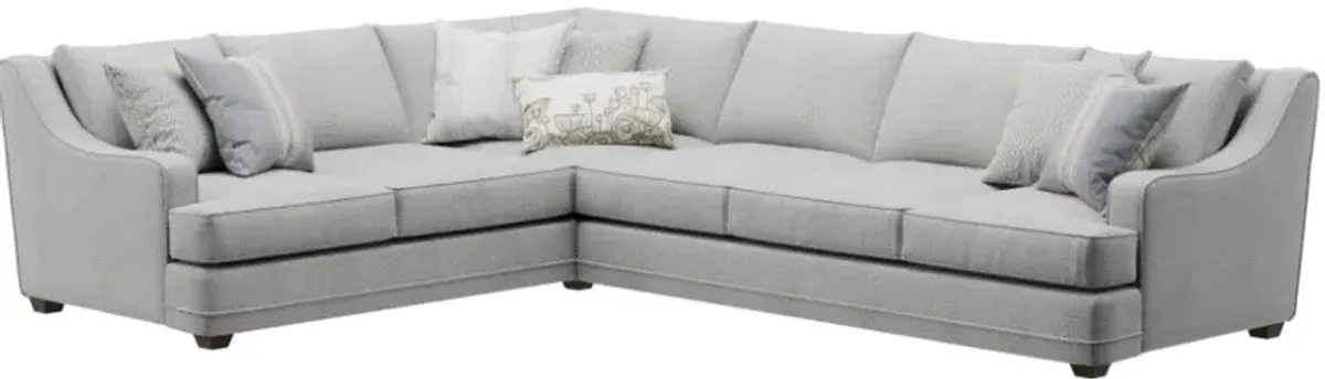 Fusion Furniture Limelight Mineral 2-Piece Sectional Set