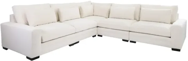 Chairs of America Long Island 5 Piece Nomad Snow Sectional