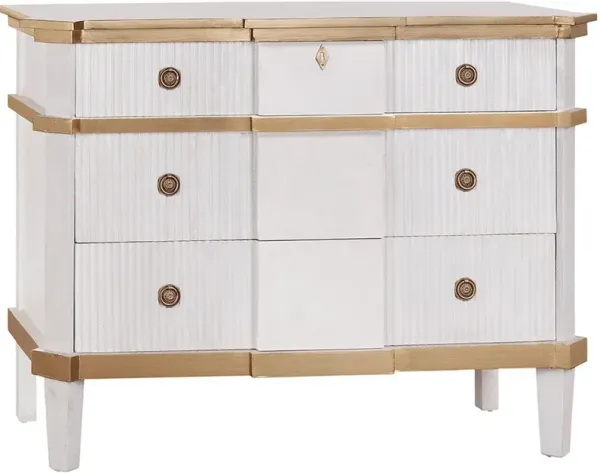 Atelier Home Ella Gilded Monument White Chest