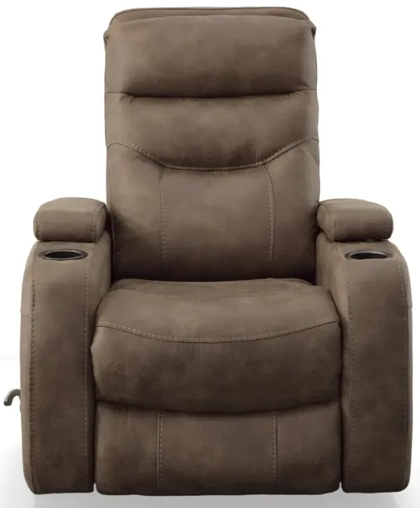 Man Wah Cowboy Tumbleweed Performance Fabric Swivel Glider Recliner