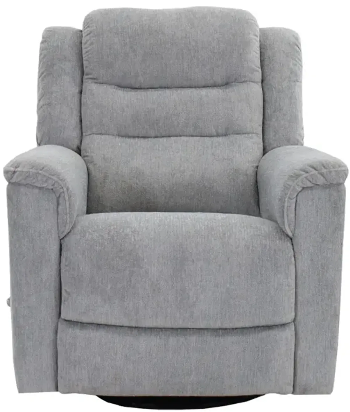Man Wah Gray Swivel Glider Recliner