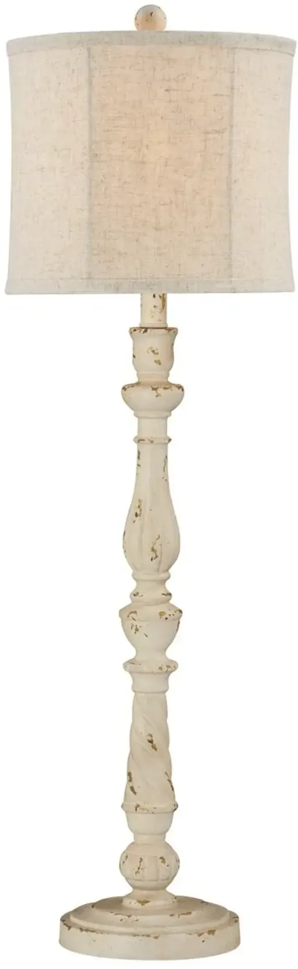 Forty West Clover Ivory/Cream Table Lamp