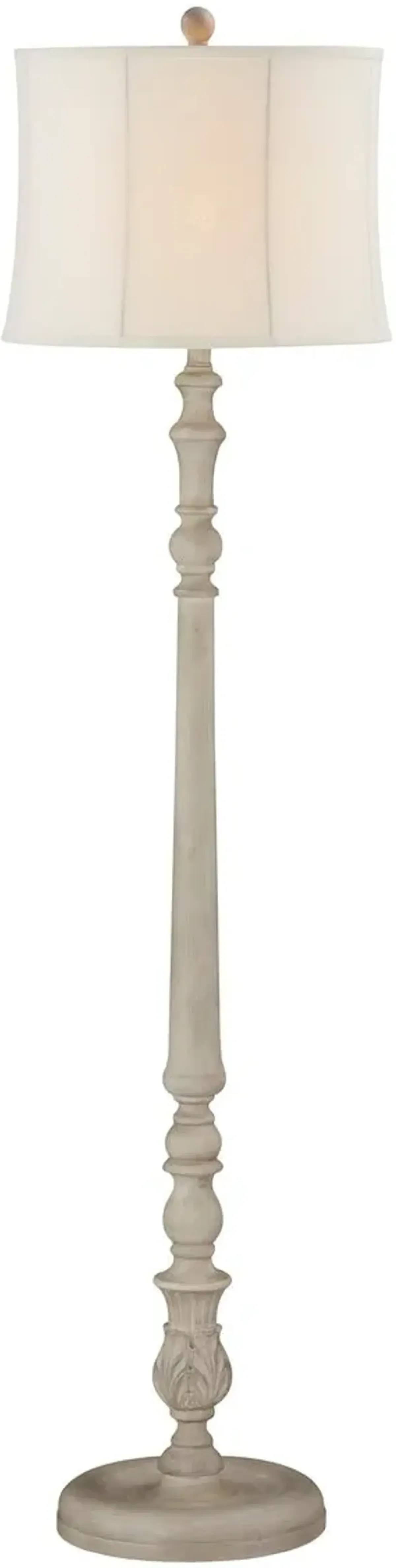 Forty West Homer Gray Floor Lamp
