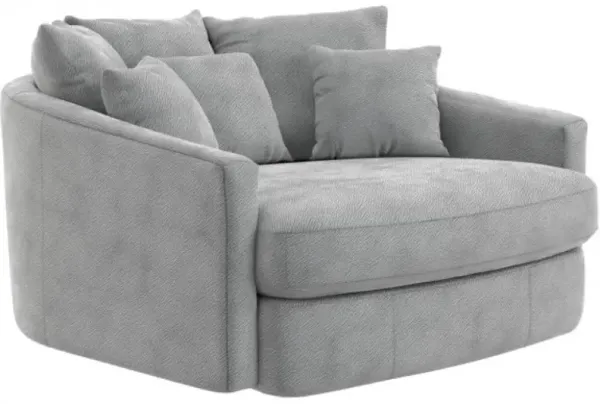 Jackson Furniture Matty Pewter Accent Cuddle Chaise