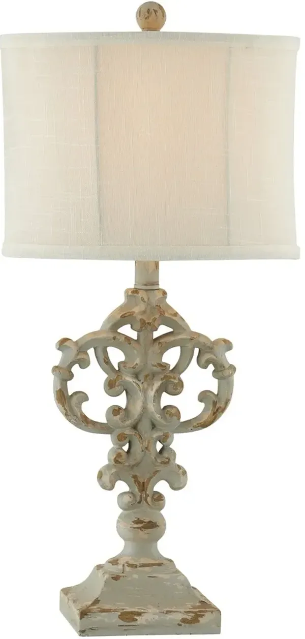 Forty West Newman Blue Table Lamp