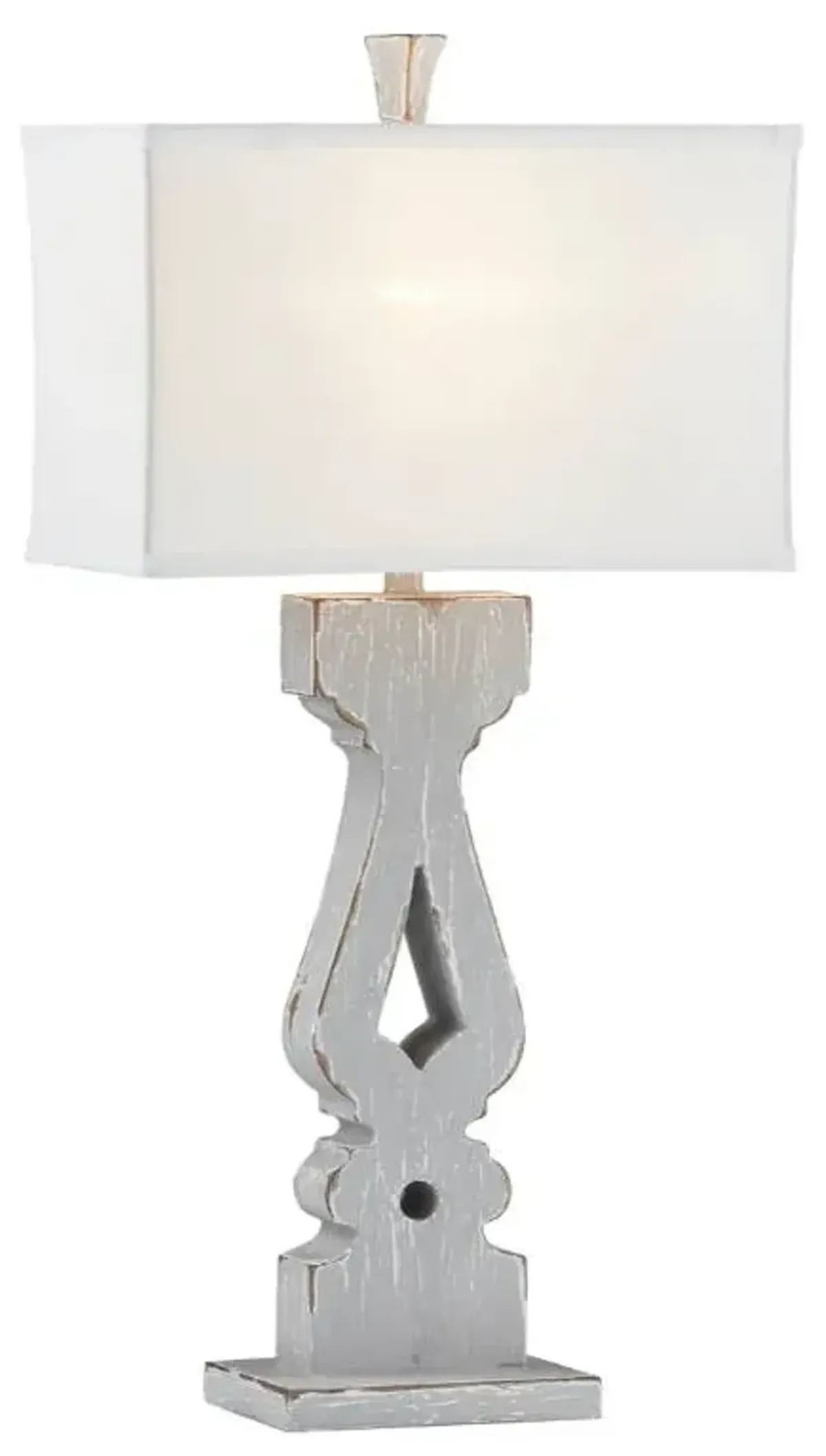 Forty West Nadine Gray Table Lamp
