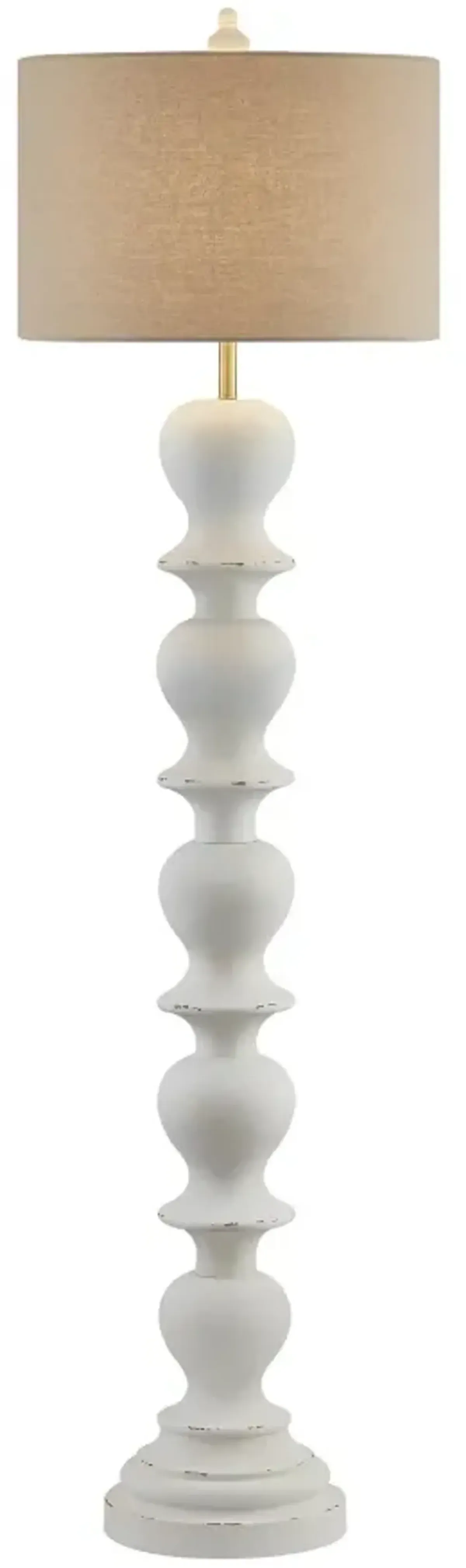 Forty West Noemi White Floor Lamp