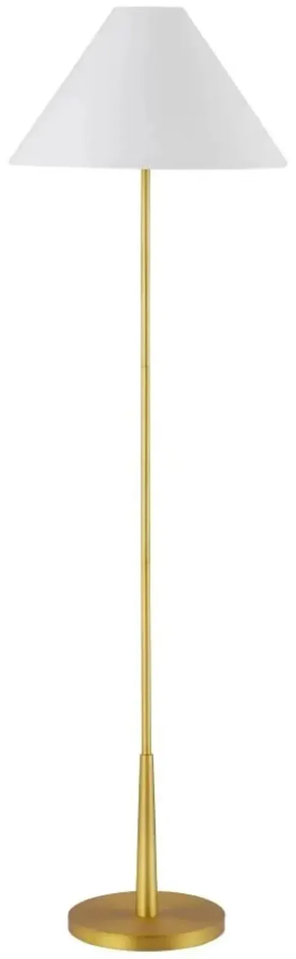 Forty West Luca Gold Floor Lamp