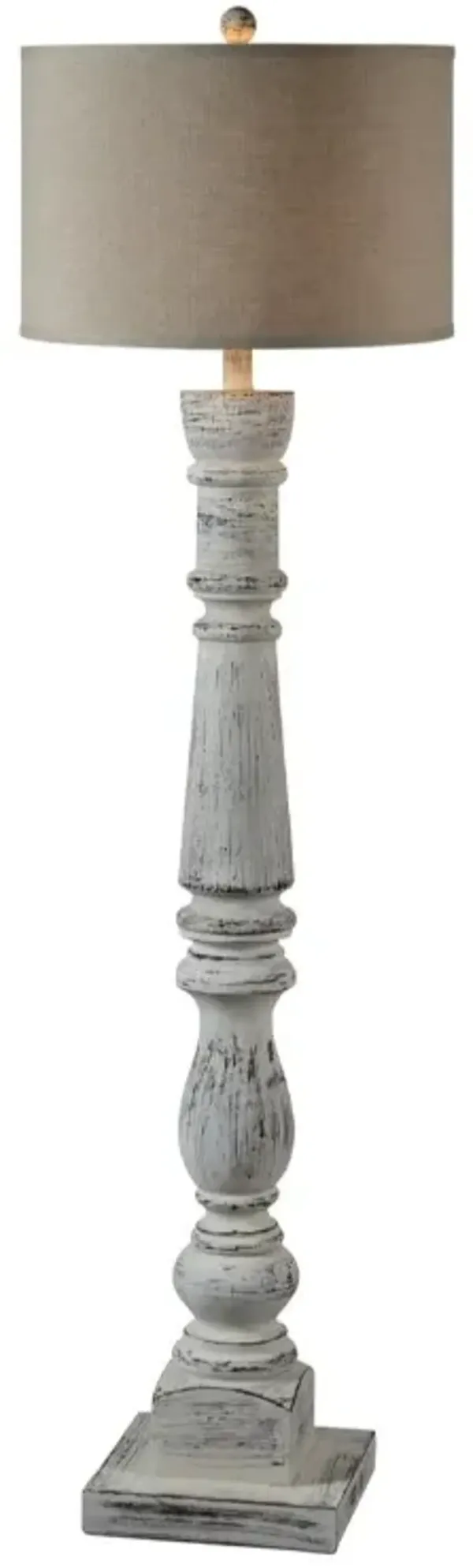 Forty West Anna White 3-Way Floor Lamp