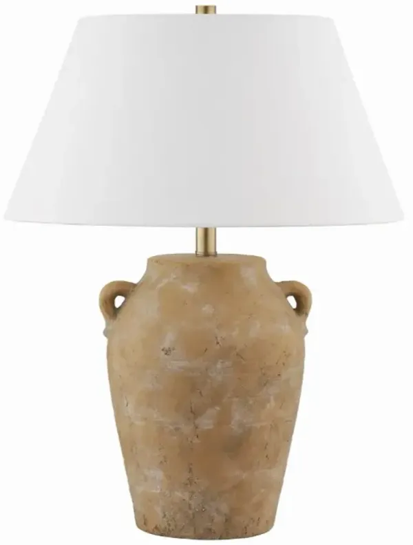 Forty West Lawrence Beige Table Lamp