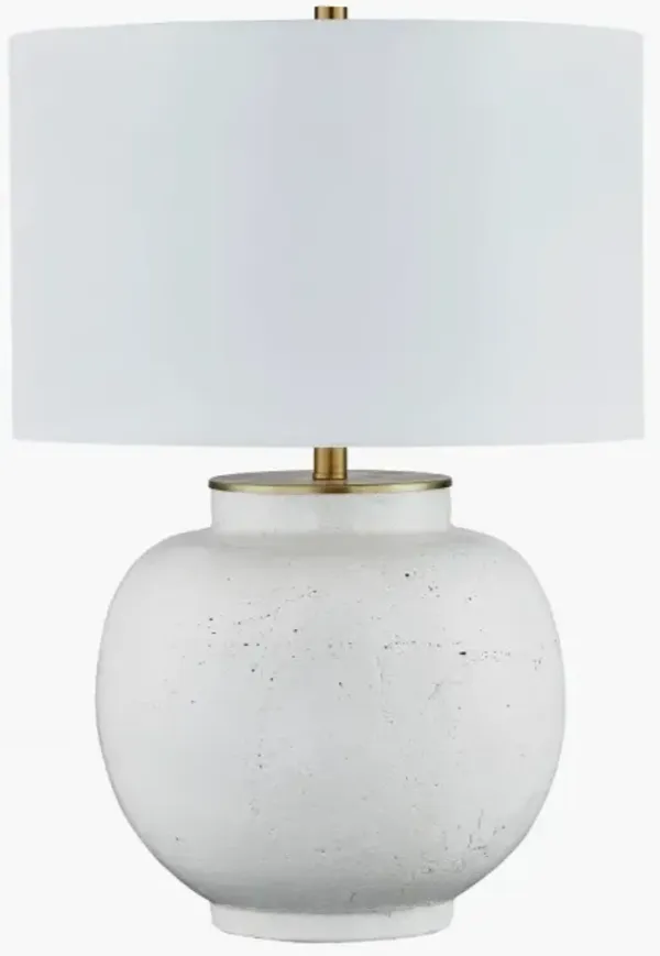 Forty West Kandi White Table Lamp