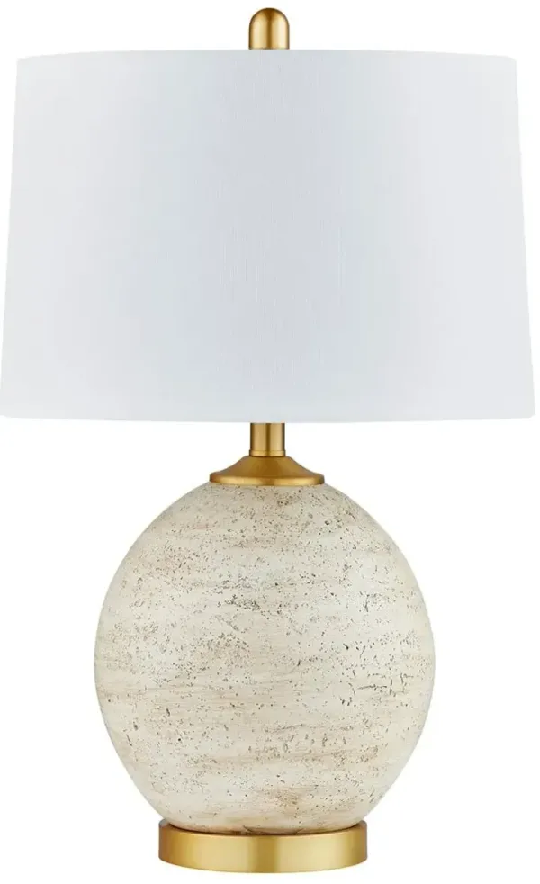 Forty West Estell White Table Lamp
