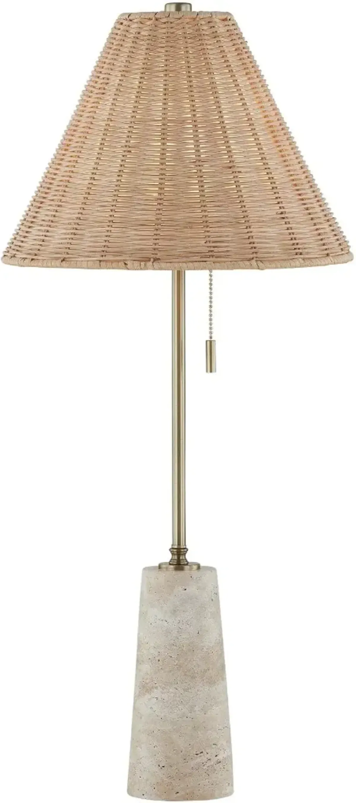 Forty West Lorraine Beige Buffet Lamp