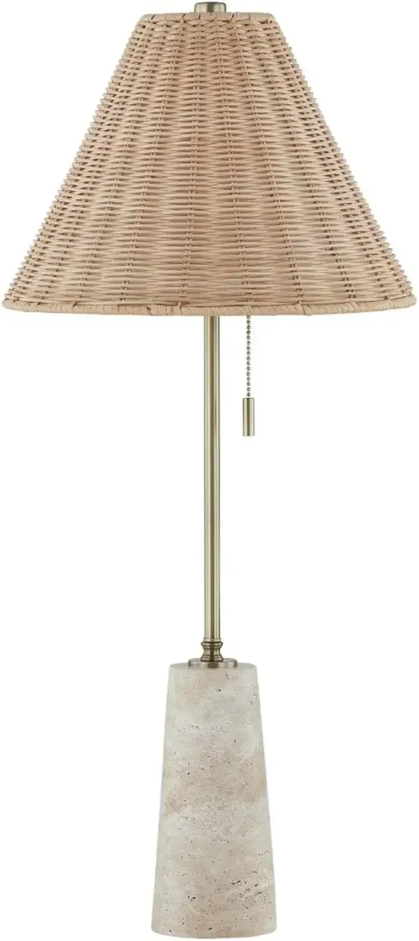 Forty West Lorraine Beige Buffet Lamp