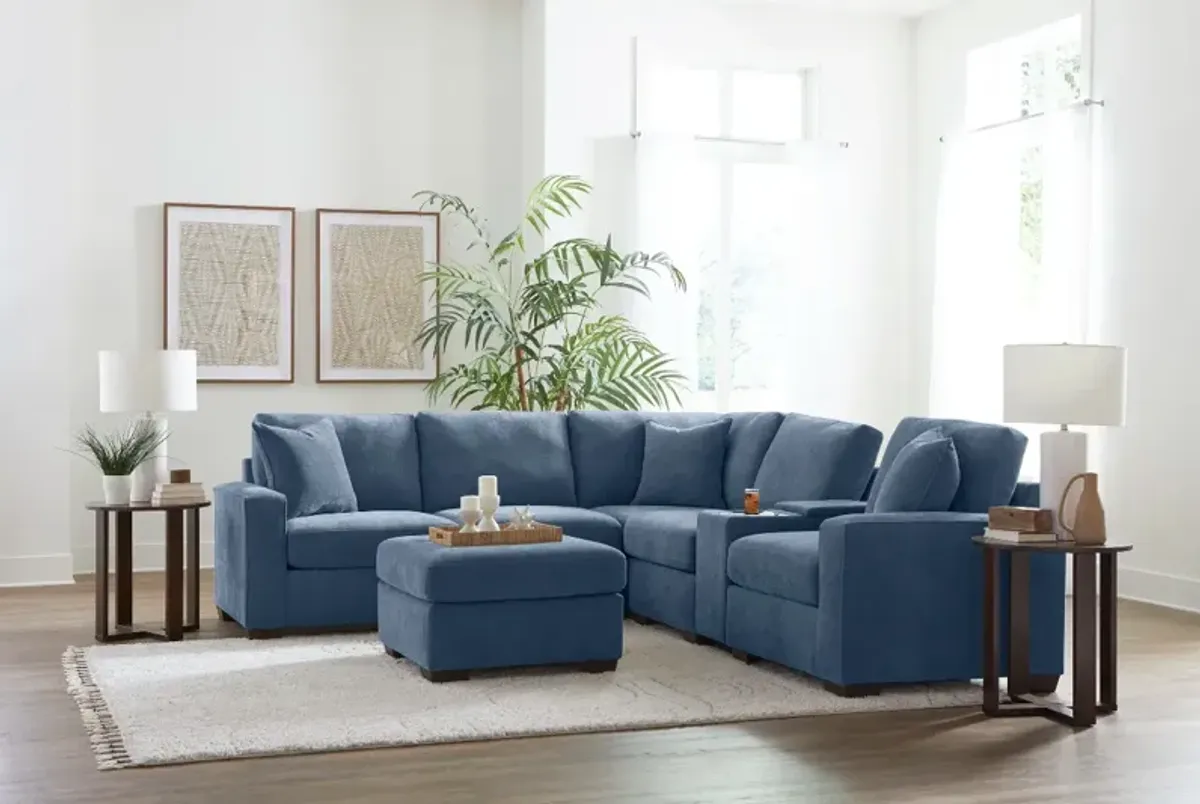 Peak Living Cardiff 3-Piece Slate Sectional