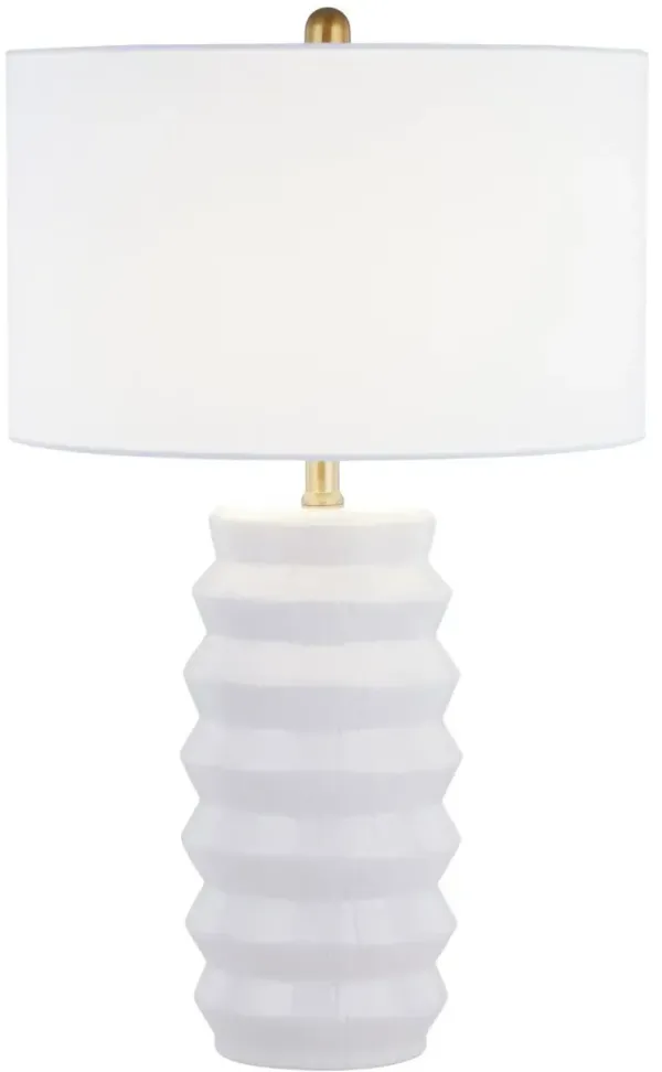 Forty West Holmes White Table Lamp