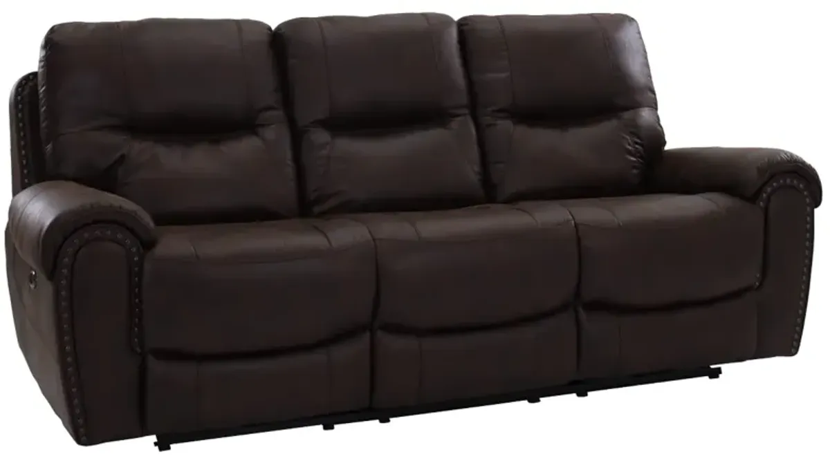 Behold Home Foley Espresso Power Reclining Sofa