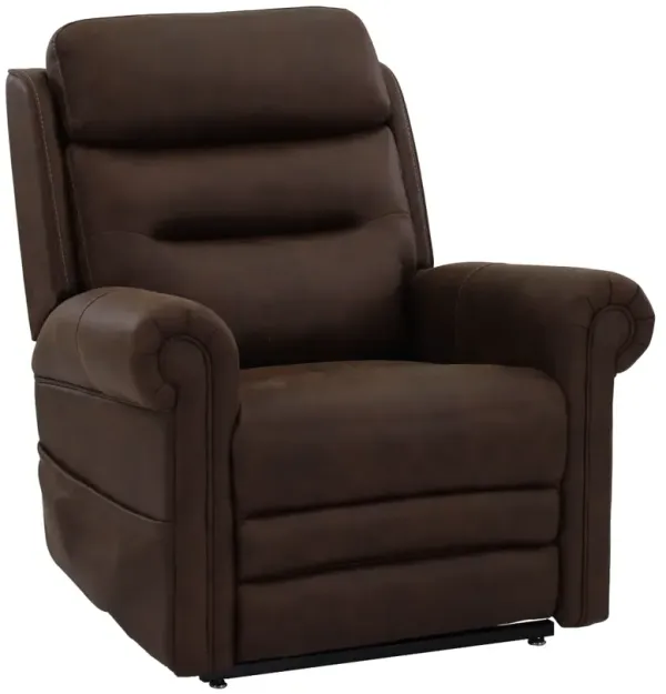 Moto Motion Walnut Power Lift Recliner