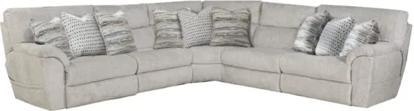 CatnapperÂ® Escape 5-Piece Artic Power Reclining Sectional Set