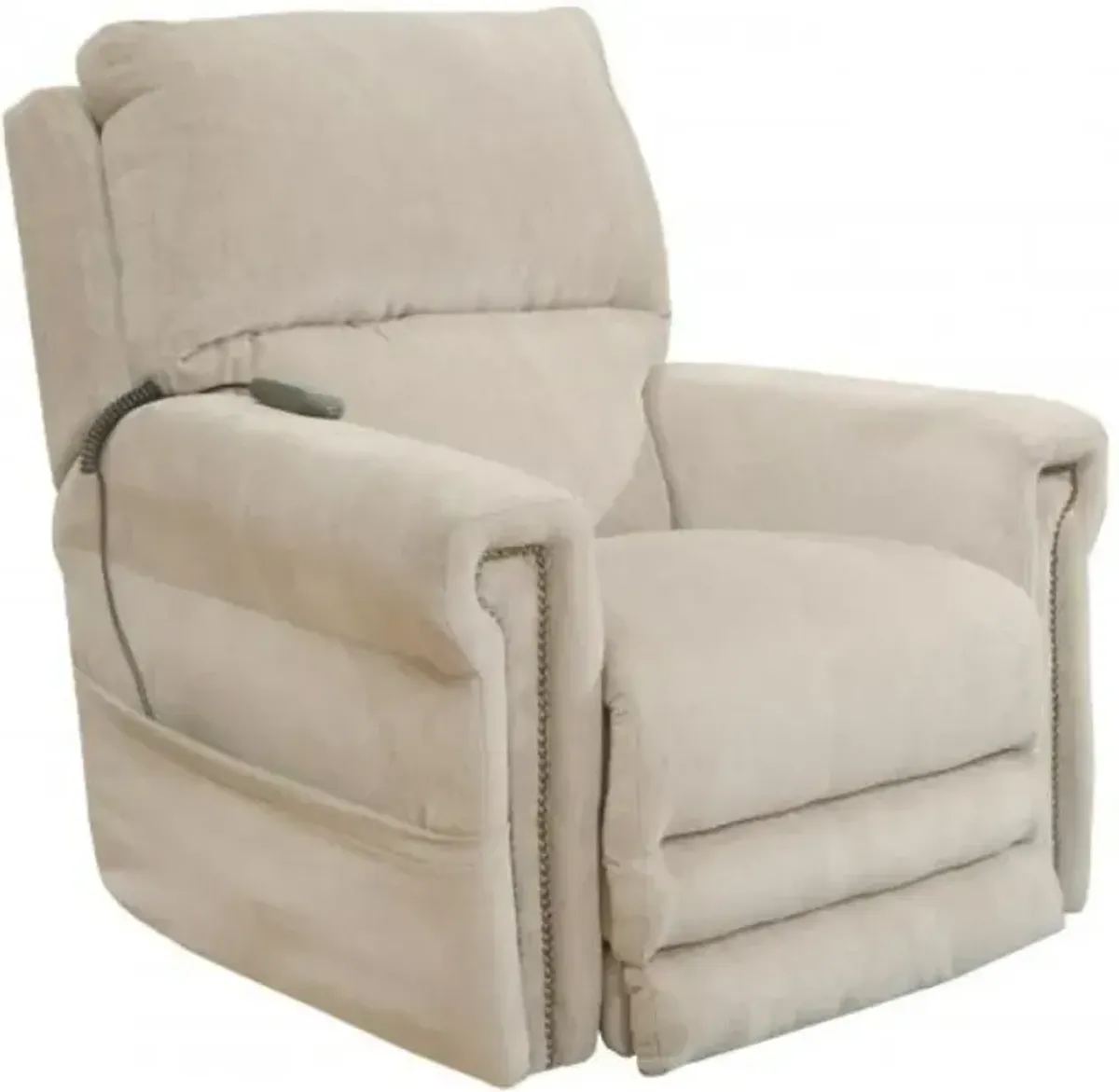 CatnapperÂ® Warner Puty Power Headrest Power Lay Flat Reclining Lift Chair