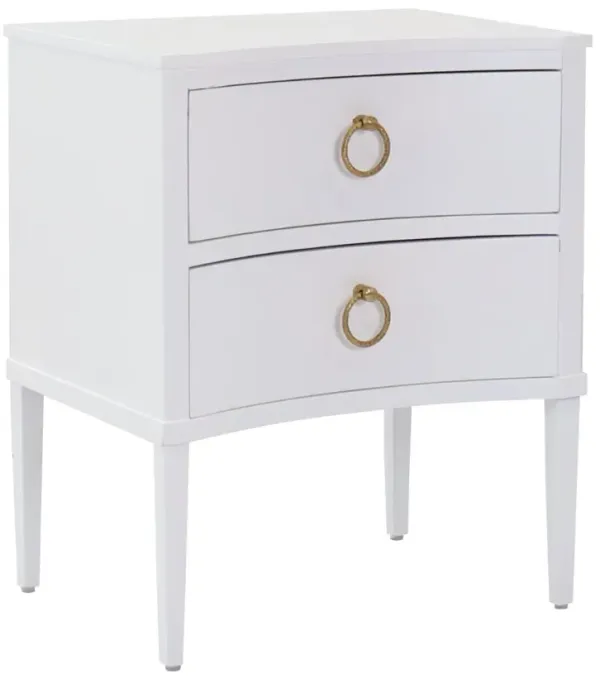 Elizabeth Ann Home Camden True White Nightstand