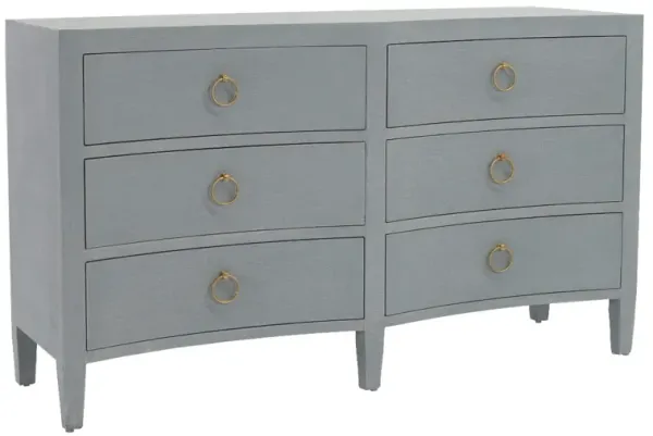 Bramble Mornington Linen Pale Blue Linen Wrapped Dresser
