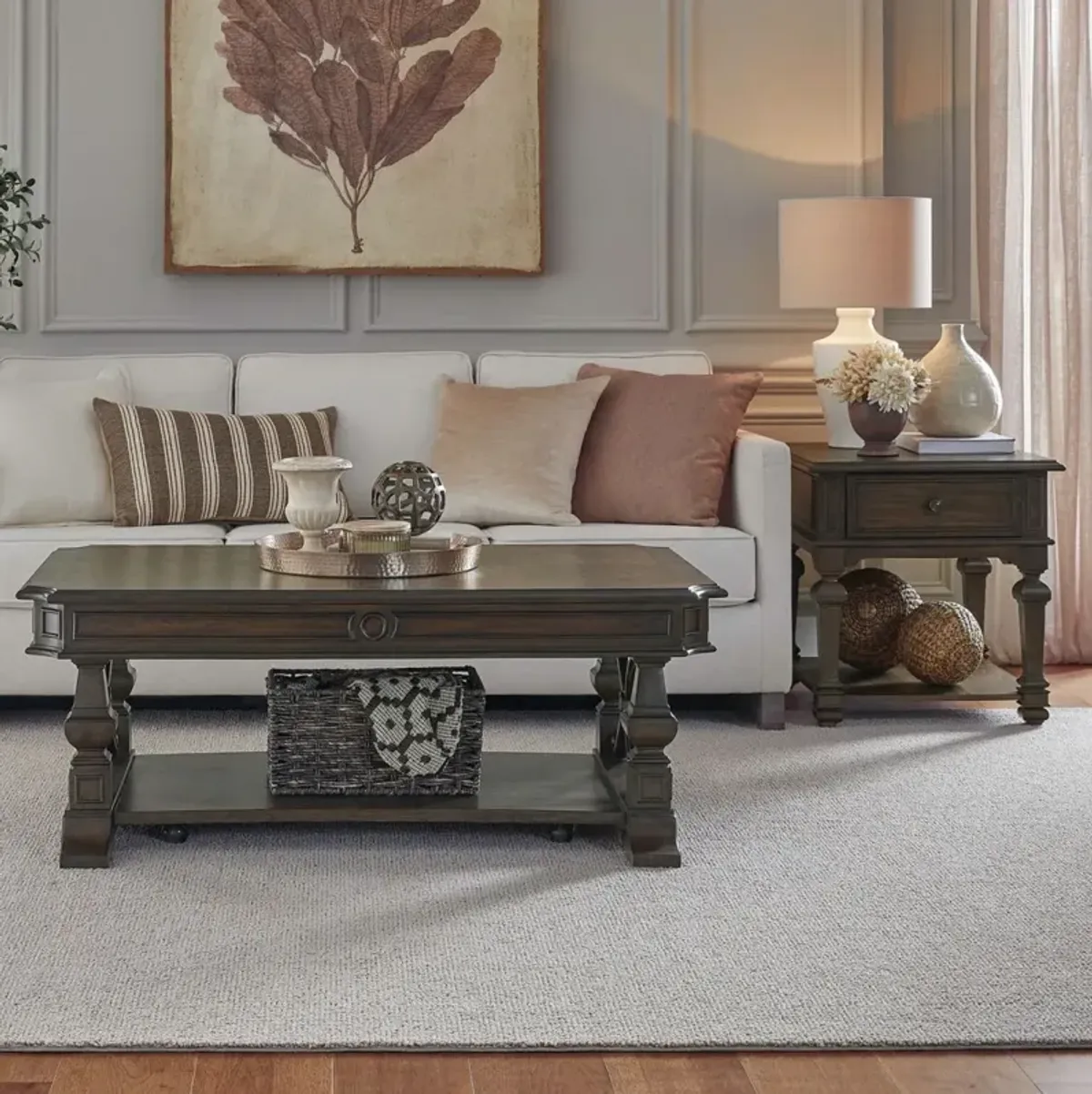 Liberty Furniture Provence Park Chateau Brown End Table