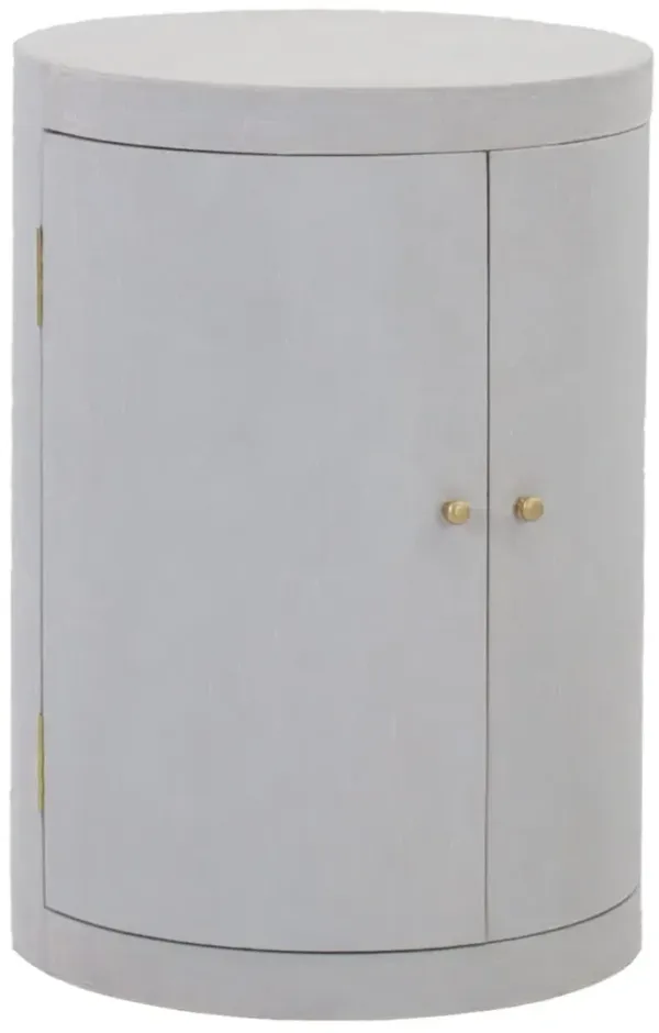 Bramble Ringo Grey Drum Table