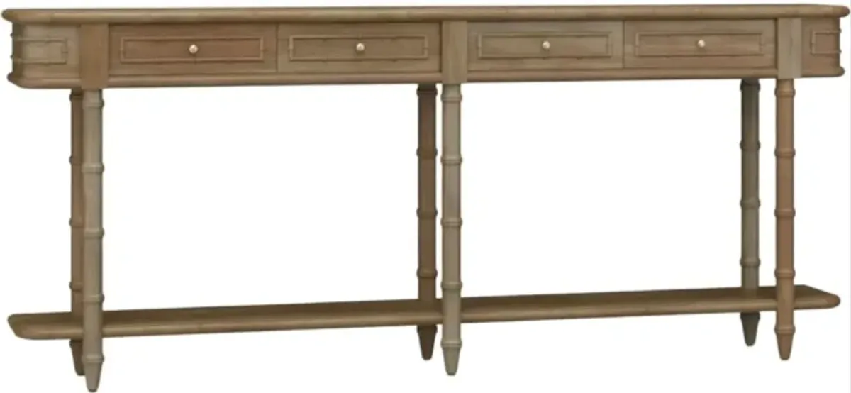 Elizabeth Ann Home Herring Brown Console Table