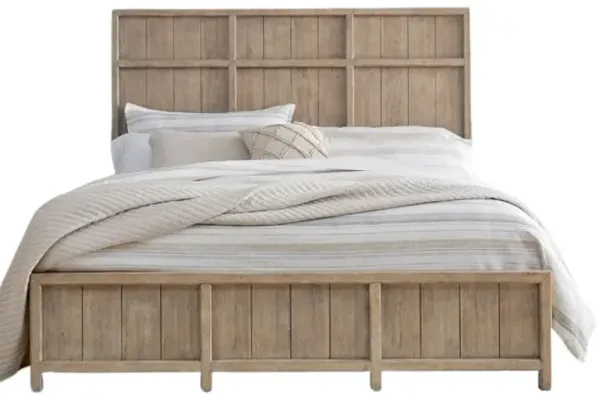 Liberty Furniture Proximity Place Barley Buff Queen Panel Bed