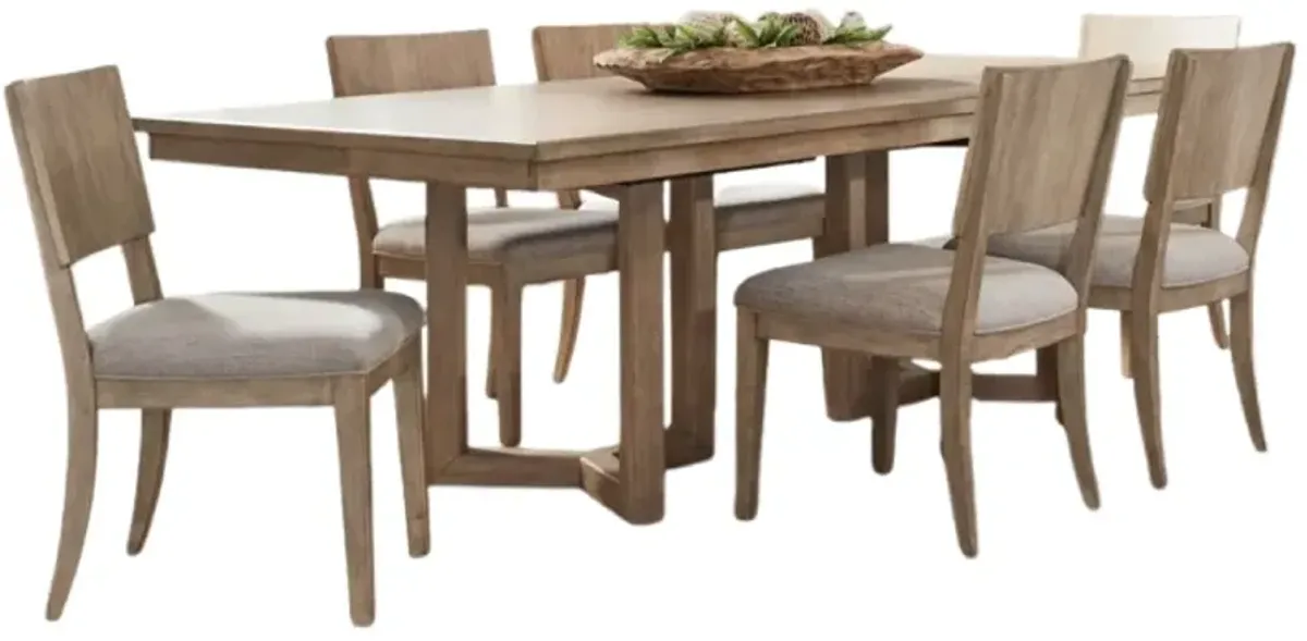 Liberty Furniture Proximity Place 7-Piece Barley Buff Dining Set