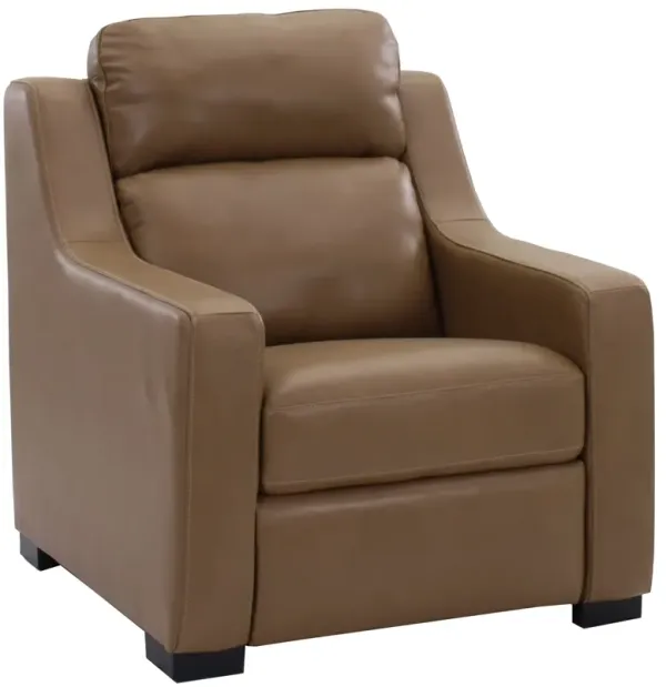 Cheers by Man Wah Pebble Leather Power Recliner