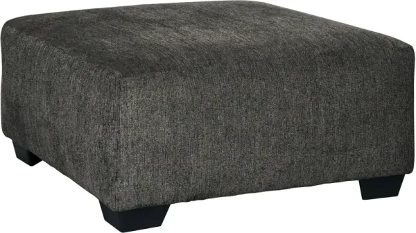 Signature Design by AshleyÂ® Ballinasloe Smoke Oversized Accent Ottoman